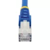 StarTech.com 10 m CAT6a eterneto kabelis – mėlynas – mažai dūmų, be halogenų (LSZH) – 10GbE 500MHz 100W PoE++ neužsikabinančios RJ-45 jungtys su įtempimo sumažinimais S/FTP tinklo komutacinis kabelis
