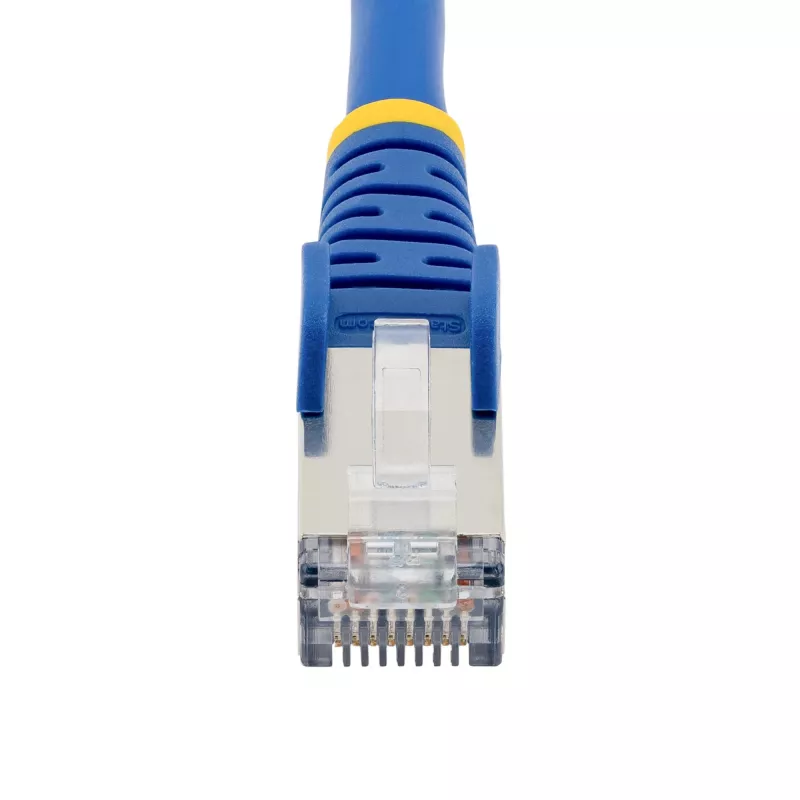 StarTech.com 10 m CAT6a eterneto kabelis – mėlynas – mažai dūmų, be halogenų (LSZH) – 10GbE 500MHz 100W PoE++ neužsikabinančios RJ-45 jungtys su įtempimo sumažinimais S/FTP tinklo komutacinis kabelis