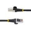StarTech.com 1.5 m CAT6a eterneto kabelis - juodas - mažai dūmų, be halogenų (LSZH) - 10GbE 500 MHz 100 W PoE++ neužsikabinantys RJ-45 su įtempimo sumažinimais S/FTP tinklo komutacinis kabelis