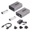 StarTech.com 2 prievadų USB 3.0 ilgintuvas per OM3 daugiagyslį šviesolaidį – LC/LC – 2x 5 Gbps USB-A šakotuvas – 350 m (1150 pėd.) atstumas – patikimas USB šviesolaidinis ilgintuvas – optinis USB ilgintuvas