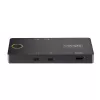 StarTech.com 2 prievadų USB-C KVM jungiklis, vienas 4K 60Hz HDMI monitorius, dvigubi 100W maitinimo perdavimo prievadai, maitinamas per magistralę, suderinamas su USB Type-C/USB4/Thunderbolt 3/4 – mažas korpusas