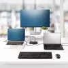 StarTech.com 2 prievadų USB-C KVM jungiklis, vienas 4K 60Hz HDMI monitorius, dvigubi 100W maitinimo perdavimo prievadai, maitinamas per magistralę, suderinamas su USB Type-C/USB4/Thunderbolt 3/4 – mažas korpusas