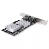 “StarTech.com” 2 prievadų 10GbE PCIe tinklo adapterio plokštė, tinklo plokštė asmeniniams kompiuteriams / serveriams, šešių greičių PCIe eterneto plokštė su didžiųjų kadrų palaikymu, NIC / LAN sąsajos plokštė, 10GBASE-T ir NBASE-T