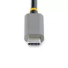 StarTech.com 3 prievadų USB-C šakotuvas su eterneto prievadu - 3x USB-A - Gigabit Ethernet - USB 3.0 5 Gbps - maitinamas per USB - 30 cm integruotas USB-C laidas - Gigabit Ethernet - nešiojamas USB-C į USB-A šakotuvas