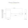 StarTech.com 3 prievadų USB-C šakotuvas su eterneto prievadu - 3x USB-A - Gigabit Ethernet - USB 3.0 5 Gbps - maitinamas per USB - 30 cm integruotas USB-C laidas - Gigabit Ethernet - nešiojamas USB-C į USB-A šakotuvas