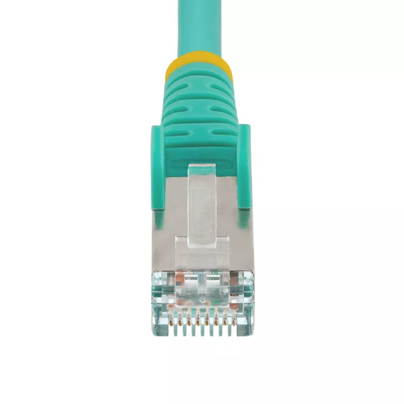 StarTech.com 7m CAT6a eterneto kabelis - vandens mėlyna - mažai dūmų, be halogenų (LSZH) - 10GbE 500MHz 100W PoE++ neužkabinamos RJ-45 jungtys su įtempimo sumažinimais S/FTP tinklo komutacinis kabelis