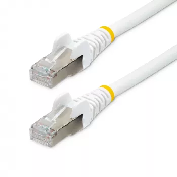 StarTech.com 7 m CAT6a eterneto laidas – baltas – mažai dūmų, be halogenų (LSZH) – 10GbE 500 MHz 100 W PoE++ neužkabinami RJ-45 su įtempimo reljefais S/FTP tinklo komutacinis kabelis