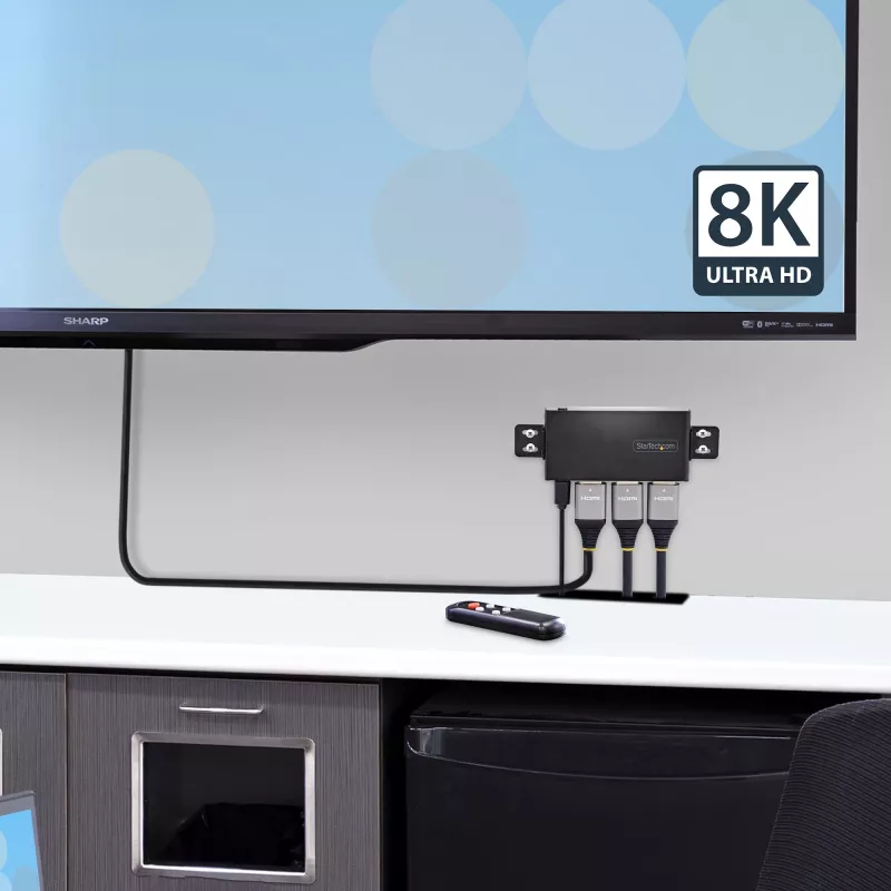 StarTech.com 2PORT-HDMI-SWITCH-8K vaizdo perjungiklis