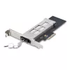 StarTech.com M.2 NVMe SSD į PCIe x4 mobilųjį stovą / galinę plokštę su išimamu dėklu, skirtu PCI Express išplėtimo lizdui, montavimas be įrankių, PCIe 4.0/3.0 karšto keitimo diskų skyrius, raktinis užraktas – pridedami 2 raktai