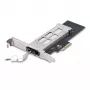 StarTech.com M.2 NVMe SSD į PCIe x4 mobilųjį stovą / galinę plokštę su išimamu dėklu, skirtu PCI Express išplėtimo lizdui, montavimas be įrankių, PCIe 4.0/3.0 karšto keitimo diskų skyrius, raktinis užraktas – pridedami 2 raktai
