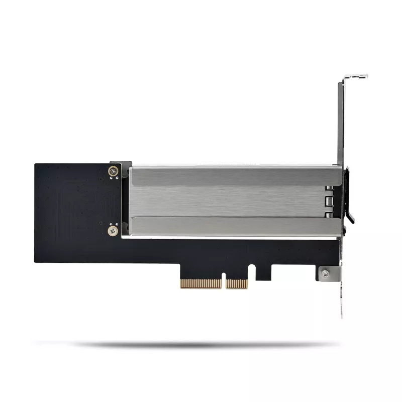 StarTech.com M.2 NVMe SSD į PCIe x4 mobilųjį stovą / galinę plokštę su išimamu dėklu, skirtu PCI Express išplėtimo lizdui, montavimas be įrankių, PCIe 4.0/3.0 karšto keitimo diskų skyrius, raktinis užraktas – pridedami 2 raktai