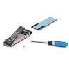StarTech.com M.2 NVMe SSD į PCIe x4 mobilųjį stovą / galinę plokštę su išimamu dėklu, skirtu PCI Express išplėtimo lizdui, montavimas be įrankių, PCIe 4.0/3.0 karšto keitimo diskų skyrius, raktinis užraktas – pridedami 2 raktai