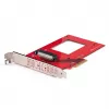StarTech.com U.3 į PCIe adapterio plokštė, PCIe 4.0 x4 adapteris 2,5 colio U.3 NVMe SSD diskams, SFF-TA-1001 PCI Express išplėtimo plokštė staliniams kompiuteriams / serveriams, TAA atitinkanti – nepriklausoma nuo OS