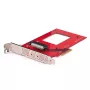 StarTech.com U.3 į PCIe adapterio plokštė, PCIe 4.0 x4 adapteris 2,5 colio U.3 NVMe SSD diskams, SFF-TA-1001 PCI Express išplėtimo plokštė staliniams kompiuteriams / serveriams, TAA atitinkanti – nepriklausoma nuo OS