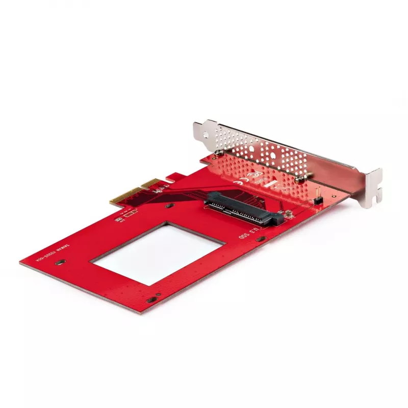 StarTech.com U.3 į PCIe adapterio plokštė, PCIe 4.0 x4 adapteris 2,5 colio U.3 NVMe SSD diskams, SFF-TA-1001 PCI Express išplėtimo plokštė staliniams kompiuteriams / serveriams, TAA atitinkanti – nepriklausoma nuo OS
