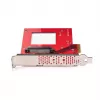 StarTech.com U.3 į PCIe adapterio plokštė, PCIe 4.0 x4 adapteris 2,5 colio U.3 NVMe SSD diskams, SFF-TA-1001 PCI Express išplėtimo plokštė staliniams kompiuteriams / serveriams, TAA atitinkanti – nepriklausoma nuo OS