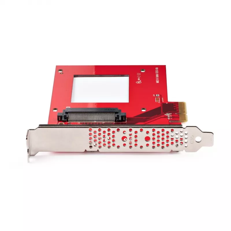StarTech.com U.3 į PCIe adapterio plokštė, PCIe 4.0 x4 adapteris 2,5 colio U.3 NVMe SSD diskams, SFF-TA-1001 PCI Express išplėtimo plokštė staliniams kompiuteriams / serveriams, TAA atitinkanti – nepriklausoma nuo OS