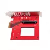 StarTech.com U.3 į PCIe adapterio plokštė, PCIe 4.0 x4 adapteris 2,5 colio U.3 NVMe SSD diskams, SFF-TA-1001 PCI Express išplėtimo plokštė staliniams kompiuteriams / serveriams, TAA atitinkanti – nepriklausoma nuo OS