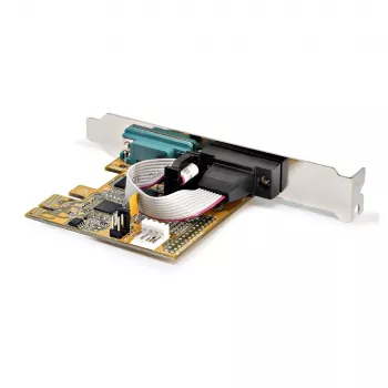 StarTech.com 2 prievadų PCI Express nuosekliosios sąsajos kortelė, dviejų prievadų PCIe į RS232 (DB9) nuoseklioji kortelė, 16C1050 UART, žemo/viso profilio laikikliai, COM išlaikymas, Windows/Linux