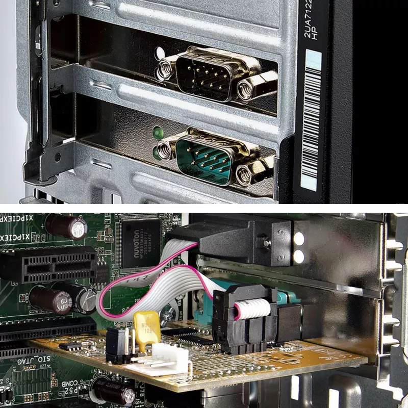 StarTech.com 2 prievadų PCI Express nuosekliosios sąsajos kortelė, dviejų prievadų PCIe į RS232 (DB9) nuoseklioji kortelė, 16C1050 UART, žemo/viso profilio laikikliai, COM išlaikymas, Windows/Linux