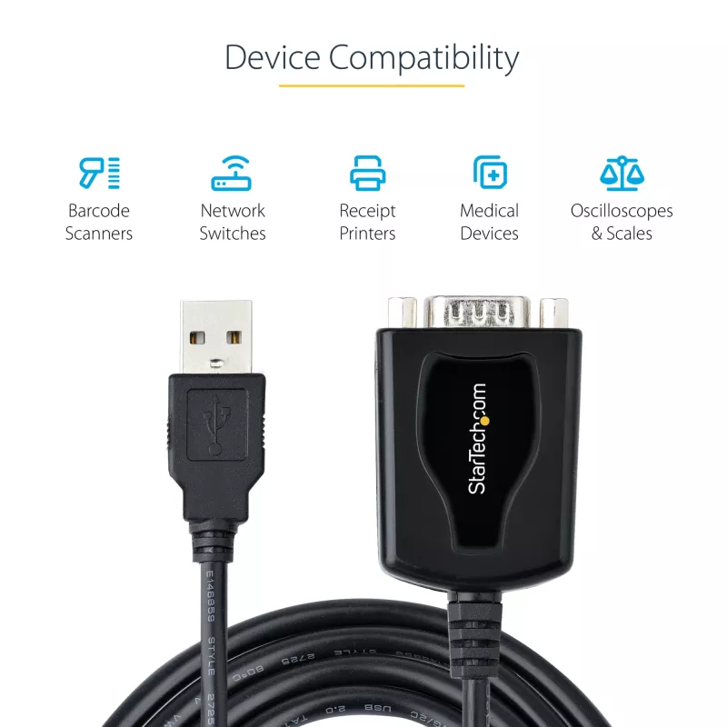 StarTech.com 2 prievadų PCI Express nuosekliosios sąsajos kortelė, dviejų prievadų PCIe į RS232 (DB9) nuoseklioji kortelė, 16C1050 UART, žemo/viso profilio laikikliai, COM išlaikymas, Windows/Linux