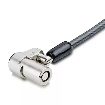 StarTech.com nešiojamojo kompiuterio kabelinė spyna suderinama su Noble Wedge®; 6 pėdų (2 m), apsauginė rakinama spyna, apsauginis kabelis Dell XPS/Latitude/2-in-1 nešiojamiesiems kompiuteriams, atsparus perpjovimui, plieninė kabelinė spyna nešiojamajam kompiuteriui
