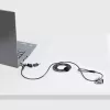 StarTech.com Nano nešiojamojo kompiuterio kabelinė spyna, 2 m, apsauginė rakinama spyna, apsauginiai kabelių užraktai Nano lizdo nešiojamiesiems kompiuteriams, skirta EliteBook/LenovoX1/2-in-1 nešiojamiesiems kompiuteriams, atspari pjovimui, plieninė kabelinė spyna nešiojamajam kompiuteriui