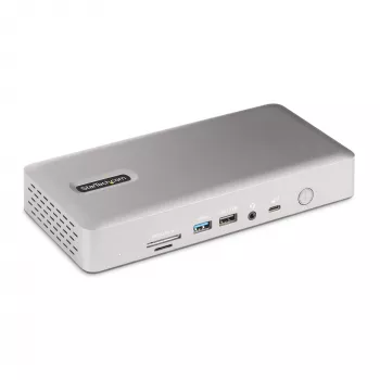 StarTech.com Universal USB4 & Thunderbolt 4 Docking Station, Quad Display on Windows, Dual Display on MacBook, HDMI DP Dock su 98W Laptop Charging