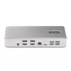 StarTech.com Universal USB4 & Thunderbolt 4 Docking Station, Quad Display on Windows, Dual Display on MacBook, HDMI DP Dock su 98W Laptop Charging
