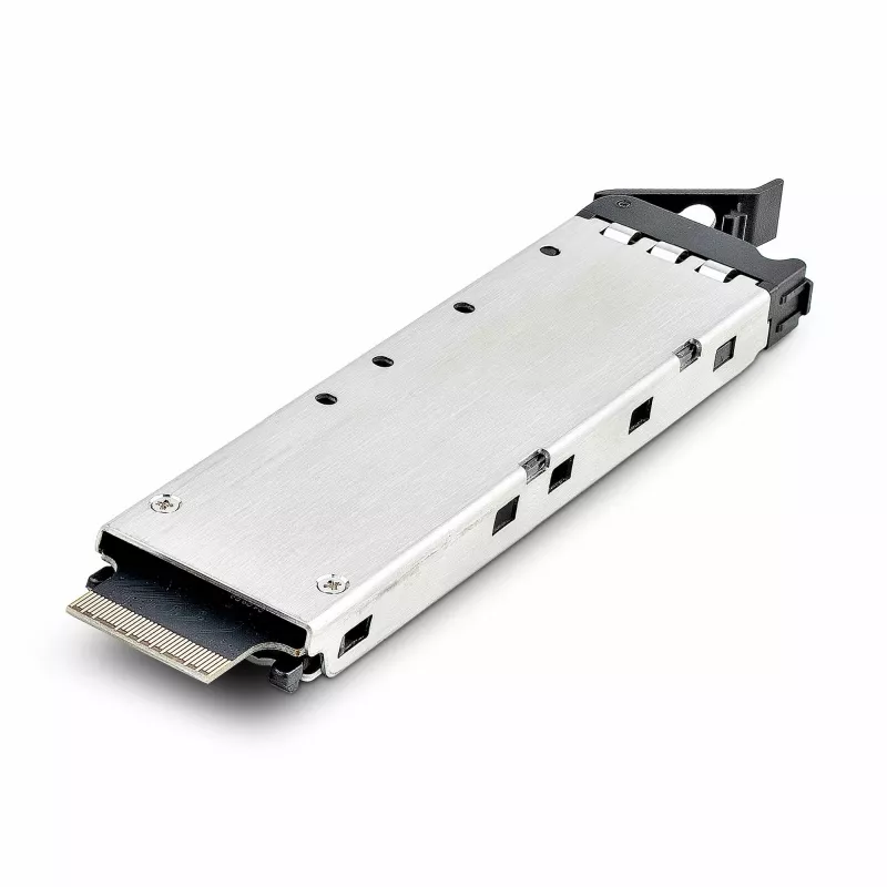 StarTech.com TR-M2-REMOVABLE-PCIE diskų dėklo skydelis Laikmenų dėklas Juoda, Sidabrinė
