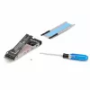 StarTech.com TR-M2-REMOVABLE-PCIE diskų dėklo skydelis Laikmenų dėklas Juoda, Sidabrinė