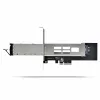 StarTech.com TR-M2-REMOVABLE-PCIE diskų dėklo skydelis Laikmenų dėklas Juoda, Sidabrinė