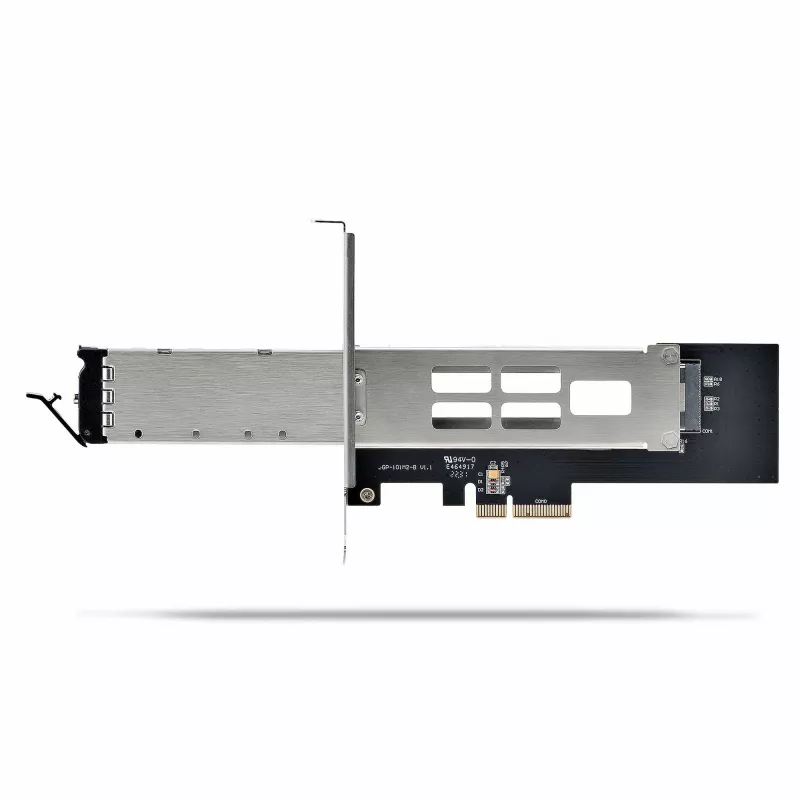 StarTech.com TR-M2-REMOVABLE-PCIE diskų dėklo skydelis Laikmenų dėklas Juoda, Sidabrinė