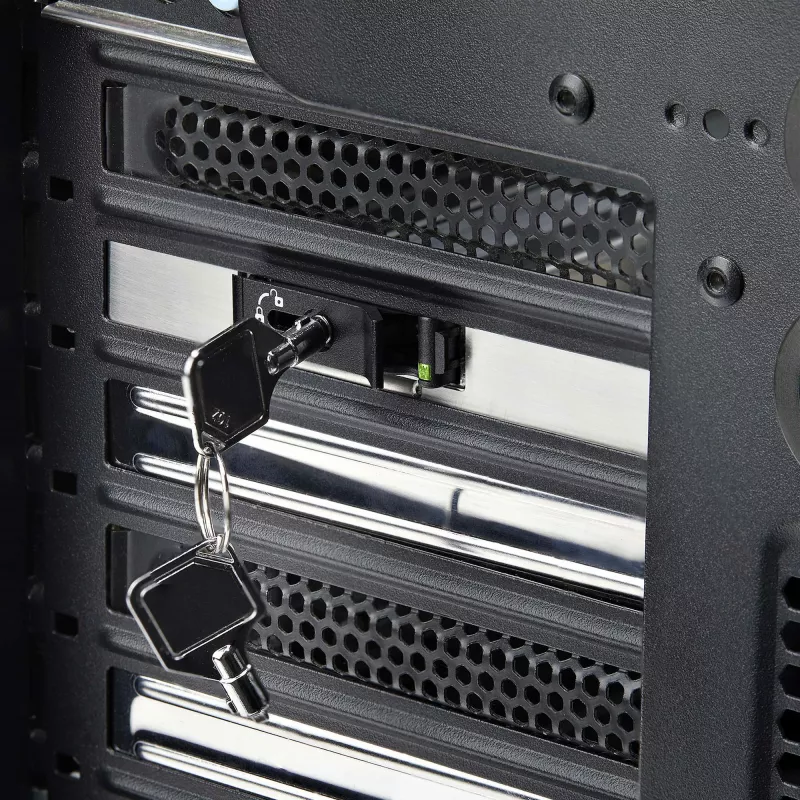 StarTech.com TR-M2-REMOVABLE-PCIE diskų dėklo skydelis Laikmenų dėklas Juoda, Sidabrinė