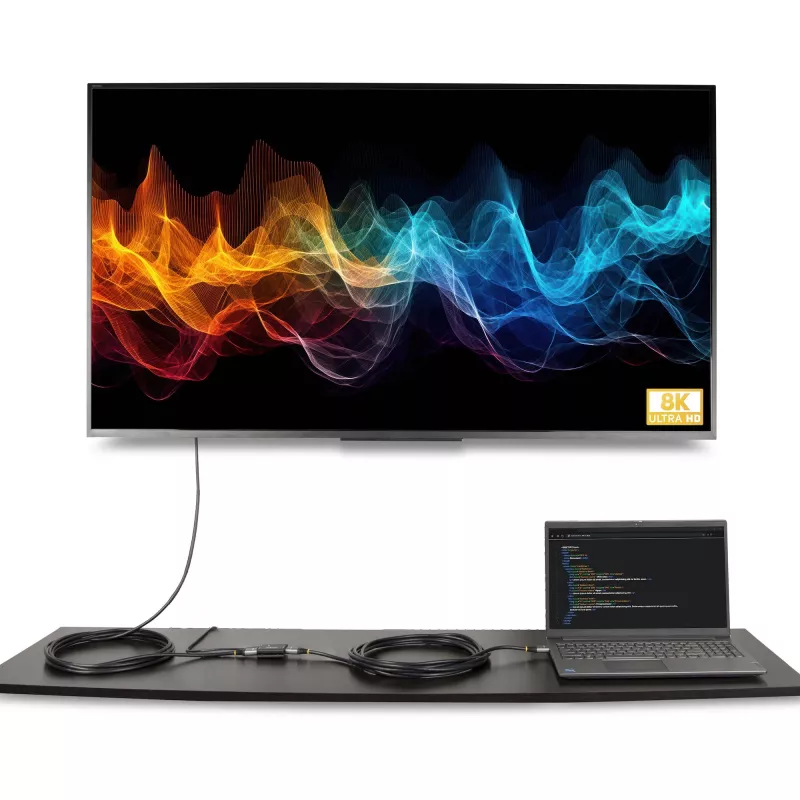 StarTech.com 33ft (10m) 8K 60Hz HDMI signalo stiprintuvas, aktyvus HDMI 2.1 linijos kartotuvas ir vaizdo signalo stiprintuvas iki 8K 60Hz/4K 144Hz, kompaktiškas HDMI kabelio ilgintuvas – HDMI signalo prailginimas