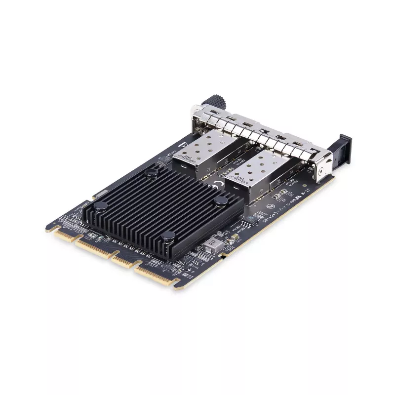 StarTech.com 2 prievadų 10 Gb/s SFP+ OCP 3.0 serverio tinklo plokštė su Intel X710, SFF 4C+ suderinama, dviejų prievadų OCP NIC, veikia su Windows ir Linux