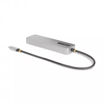 StarTech.com 3 prievadų USB-C šakotuvas su 2,5 Gbps eternetu ir 100 W maitinimo perdavimo prievadu, USB 3.2 10 Gbps, 2x USB-A / 1x USB-C, nešiojamasis USB Type-C adapterio šakotuvas