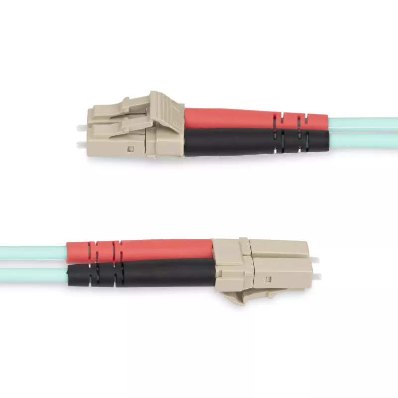 StarTech.com 20 m (65 pėd.) LC/UPC į LC/UPC OM4 daugiamodis šviesolaidinis kabelis, 50/125 µm LOMMF/VCSEL Zipcord pluoštas, 100G, maži įterpimo nuostoliai - LSZH šviesolaidinis trumpiklis