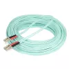 StarTech.com 20 m (65 pėd.) LC/UPC į LC/UPC OM4 daugiamodis šviesolaidinis kabelis, 50/125 µm LOMMF/VCSEL Zipcord pluoštas, 100G, maži įterpimo nuostoliai - LSZH šviesolaidinis trumpiklis