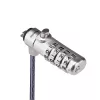 StarTech.com plonas Lock K-Slot suderinamas, 1,5 m užrakinimo kabelis, stalo apsaugos nuo vagystės sistema nešiojamiesiems kompiuteriams, atsparus perpjovimui plieninis kabelis, kombinacinė spyna
