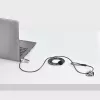 StarTech.com plonas užraktas, suderinamas su Noble Wedge® lizdu, 5 pėdų (1,5 m) fiksavimo kabelis, stalo apsauga nuo vagystės nešiojamam kompiuteriui / ultrabook'ui, atsparus perpjovimui plieninis kabelis, kombinacinė spyna