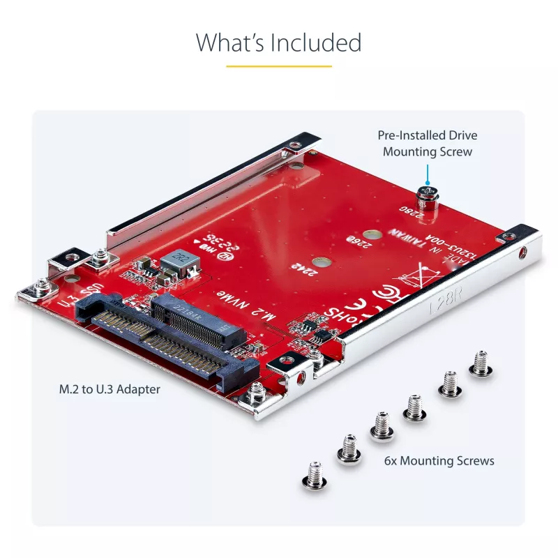 StarTech.com 1M25-U3-M2-ADAPTER sąsajos plokštės / adapteris Vidinis M.2
