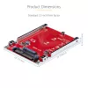 StarTech.com 1M25-U3-M2-ADAPTER sąsajos plokštės / adapteris Vidinis M.2
