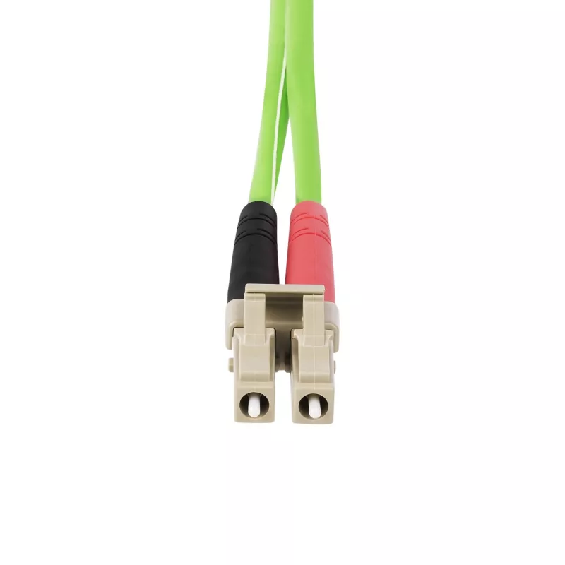 StarTech.com 25m (82ft) LC to LC (UPC) OM5 daugiamodis šviesolaidinis kabelis, 50/125µm dvipusis LOMMF Zipcord, VCSEL, 40G/100G, LSZH šviesolaidžio trumpiklis