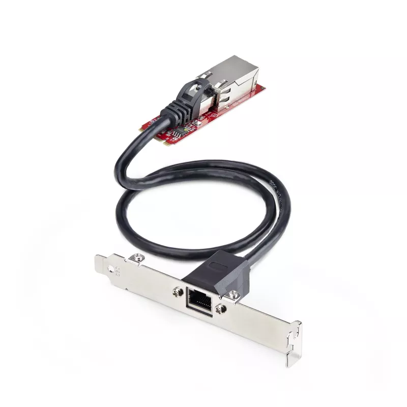 StarTech.com 1 prievado 2.5GbE M.2 2280 tinklo plokštė, kelių gigabitų sparta (2.5G/1G/100M/10M), NBASE-T (802.3bz) NIC, M.2 B+M raktas, PCIe Ethernet sąsaja, SFF / staliniams kompiuteriams – TAA