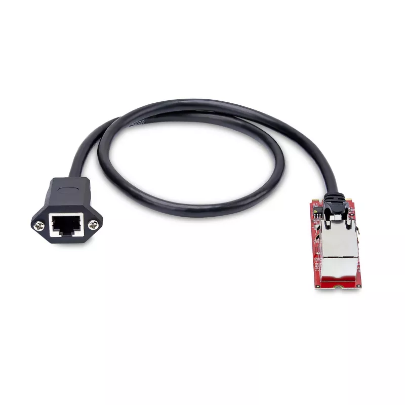 StarTech.com 1 prievado 2.5GbE M.2 2280 tinklo plokštė, kelių gigabitų sparta (2.5G/1G/100M/10M), NBASE-T (802.3bz) NIC, M.2 B+M raktas, PCIe Ethernet sąsaja, SFF / staliniams kompiuteriams – TAA