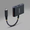 StarTech.com USB-C į HDMI daugiafunkcis adapteris su 140 W PD įkrovimu, 4K 60Hz HDMI, USB 5Gbps šakotuvas, mini dokas, skirtas MacBook / Dell / Thinkpad / HP / iPad / planšetiniams kompiuteriams