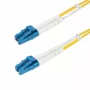StarTech.com 25 m (82 pėd.) LC į LC (UPC) OS2 vienmodis dvipusis šviesolaidinis kabelis, 9/125 µm, 100G, nejautrus lenkimui, maži įterpimo nuostoliai – LSZH šviesolaidinis komutacinis kabelis