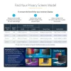 StarTech.com 23,8 colio 16:9 auksinis monitoriaus privatumo ekranas, apverčiamas filtras su sustiprintu privatumu, blizgus kompiuterio apsauginis filtras, nuimamas ekrano apsaugas/skydas, +/- 30 laipsnių.