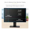 StarTech.com 23,8 col. 16:9 kompiuterio monitoriaus privatumo ekranas, pakabinamas akrilo filtras, greitai montuojama apsauginė priemonė, monitoriaus ekrano apsauga, +/- 30° matymo kampas, blizgus